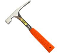 ESTWING Bricklayer's/Mason's Hammer - 20 oz Hi-Vis Masonry Tool with Forged Steel Construction & Shock Reduction Grip - EO-20BL