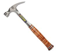 Estwing E20S Straight Claw Hammer With Leather Grip, 20Oz/560G
