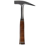 Estwing E239MS Roofers Pick Hammer, Smooth Face, Leather Grip | Carpenter's and Roofing Hammer German Shape with Claw and Nail Groove for Roof Slats and Formwork - All Steel, Made in USA