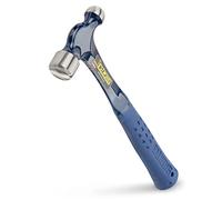 Estwing E3-12BP 12oz Ballpeen Hammer with Nylon Vinyl Shock Reduction Grip, Blue