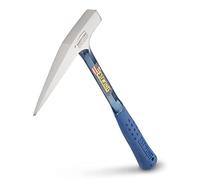 Estwing E3-13P 13oz Lightweight Rock Pick with Nylon Vinyl Grip | Made in USA, Top Choice Of Geologists Worldwide, Square Face & Pointed Tip, Forged In One Piece, Shock Reduction Grip