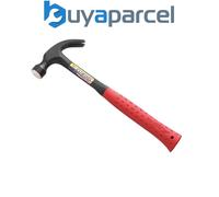 Estwing E3/20CRED E3/20C Curved Claw Hammer - Red Vinyl Grip 560g (20oz) ESTE320