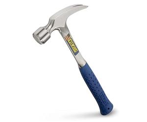 Estwing E3-22SMR 22oz 13.5-inch Milled Face Framing Hammer with Vinyl Shock Reduction Grip