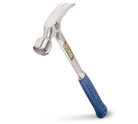 Estwing E3/24SM 24oz Straight Claw Framing Hammer, Milled Face, Shock Reduction Grip