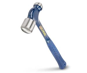 Estwing E3-32BP 32oz Ballpeen Hammer with Nylon Vinyl Shock Reduction Grip,Blue