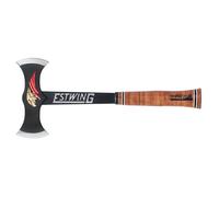 Estwing Edba Black Eagle Double Bit Axe With Leather Grip 17in Pk 1 24057