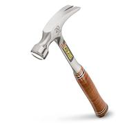 Estwing ESTE20S 20 Oz Rip Hammer With Leather Grip, Straight Claw, (Ounces) | Made in USA, Rip Claw Versatility, Built For The Pro, Forged In One Piece, Genuine Leather Grip, Heritage Proven