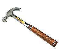 Estwing ESTE24C Curved Claw Hammer - Leather Grip 24oz, Silver