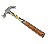 Estwing Curved Claw Hammer ESTE24C – Leather Grip 24 oz – Silver