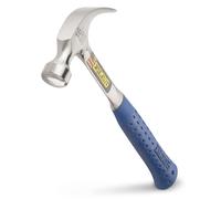 Estwing ESTE316C 14-218 16-Ounce Claw Hammer with Nylon Vinyl Cushion Grip Handle, Smooth Face, 1-Pack, Blue, White