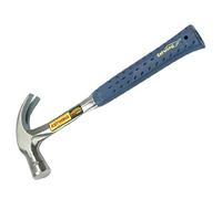 Estwing ESTE328C E3/28C 24oz English Pattern Curved Claw Hammer, Smooth Face, Shock Reduction Grip