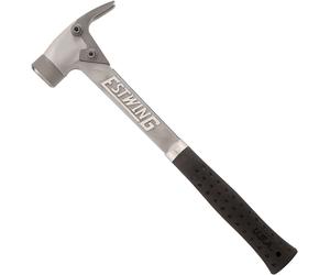 Estwing Milled AL-PRO 14oz Aluminium Nail Hammer With Steel Face & Claw, EALBKM