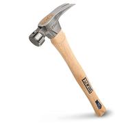 ESTWING Pro California Hammer - 23 oz Rip Claw Hammer with Milled Face & Hickory Wood Handle - MRW23LM