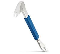 ESTWING Pro Claw Nail Puller - 10.6" Pry Bar with Forged Steel Construction & No-Slip Cushion Grip - PC250G