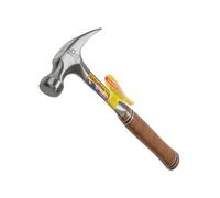 Estwing Straight Claw Hammer, Leather Grip Multi Colour (450G (16Oz))