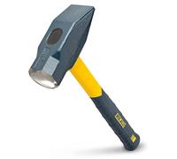 ESTWING Sure Strike Blacksmith's Hammer - 64 oz Metalworking Tool with Fiberglass Handle & No-Slip Cushion Grip - MRF64BS