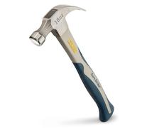 ESTWING Sure Strike Hammer - 16 oz Curved Claw Hammer with Smooth Face & Carbon Fiber Handle - SSCF16C