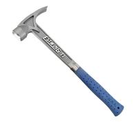 ESTWING Titanium Hammer - 13 oz Professional Claw Hammer with Smooth Face & Blue Shock Reduction Grip - TIBL