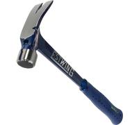 Estwing E619SM 19oz Ultra Series Straight Claw Framing Hammer Milled Face Blue Shock Reduction Grip Length 400mm