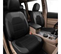 ESUKAR Car Seat Covers Sets for Kia Stonic YB / KX1 2018 2019 2020 2021 2022 2023 2024 5 Seats, Universal Comfortable Breathable Seat Cushion Protector Interior Accessories,Black/A