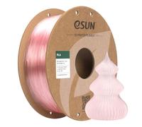 eSUN Clear PLA Filament 1.75mm, Translucent 3D Printing Filament 1KG Spool (2.2 LBS) for 3D Printers,Translucent Pink