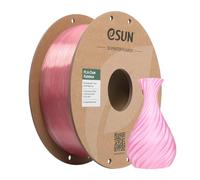 eSUN Clear Rainbow PLA Filament 1.75mm, Translucent Multicolored 3D Printing Filament 1KG Spool (2.2 LBS) for 3D Printers,Pink Crystal