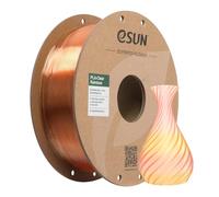 eSUN Clear Rainbow PLA Filament 1.75mm, Translucent Multicolored 3D Printing Filament 1KG Spool (2.2 LBS) for 3D Printers,Yellow Pink