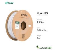 eSUN COLD WHITE PLA+HS HIGH SPEED 3D printer 1.75mm Filament 1 kg