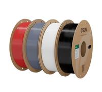 eSUN Enhanced PL Filament 2KG, Fire Engine Red+Grey+Cold White+Black