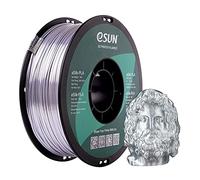 eSUN eSilk- PLA Filament, Silver, 1.55 kg
