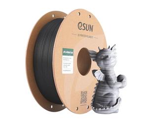 eSUN Matte Dual Color PLA Filament 1KG, Shine-Free & Frosted, Black White | Matte PLA Filament 1.75mm, Shine-Free Color, Frosted Texture, 1KG Spool (2.2 LBS) 3D Printing Filament for 3D Printers