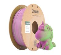 eSUN Matte Dual Color PLA Filament 1KG, Shine-Free & Frosted, Green Pink