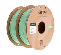 eSUN Matte PLA Filament 1.75mm 3D Printing Filament Green PLA, 1kg Cardboard Spool(2.2lbs) 3D Printer Filament for Most FDM 3D Printers, Mint Green 2Pack