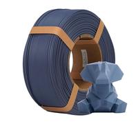 eSUN Matte PLA Refill Filament 1KG,Spoolless Matte PLA, Frosted, Deep Grey