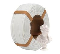 eSUN Matte PLA Refill Filament 1KG,Spoolless Matte PLA, Frosted,Milky White