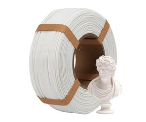 eSUN Matte PLA Refill Filament 1KG,Spoolless Matte PLA, Frosted,Milky White