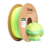 eSUN Matte Rainbow PLA Filament 1.75mm, Matte Multicolored 3D Printer Filament PLA, 1KG Spool (2.2 LBS) Gradient Changing Filament for 3D Printers,Paddy Field