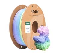 eSUN Matte Rainbow PLA Filament 1.75mm, Matte Multicolored 3D Printer Filament PLA, 1KG Spool (2.2 LBS) Gradient Changing Filament for 3D Printers,Macaron