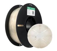 eSUN PEBA 90A Filament 0.8KG, 70% High Energy Return & Rebound, Clear | 1.75mm Flexible 3D Printer Filament, Lightweight & High Impact Resistance Elastic Material for Footwear, Drone Parts
