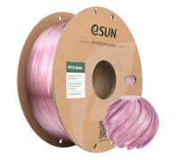 eSUN PETG 3D Printing Filament 1KG, High Toughness, Translucent Light Pink | 1.75mm 1KG Spool(2.2 LBS) 3D Printer Filament for 3D Printers, Dimensional Accuracy +/- 0.05mm