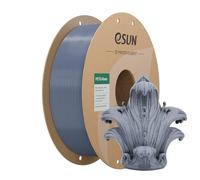 eSUN PETG Basic 3D Printer Filament 1.75mm, High Toughness & Glossy Finish Grey PETG Filament, Dimensional Stable, 1kg (2.2lbs) Spool for FDM Printers