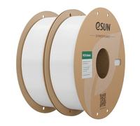 eSUN PETG Basic 3D Printer Filament 1.75mm, High Toughness & Glossy Finish PETG Filament, Dimensional Stable, 2kg Spool for FDM Printers, White