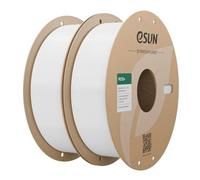 eSUN PETG+ Filament 2KG, High Toughness and Heat Resistance, White | Upgraded PETG Filament bundle, 1.75mm 3D Printer Filament for 3D Printers,1KG per Spool, Dimensional Accuracy +/- 0.05mm
