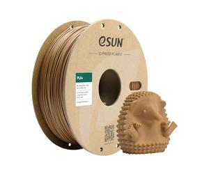 eSUN PL Filament 1.75mm, Enhanced Toughness 3D Printer Filament PLA Plus, Dimensional Accuracy +/- 0.03mm, 1KG Spool (2.2 LBS) 3D Printing Filament for 3D Printers, Light Brown