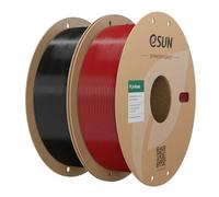 eSUN PLA Basic Filament 1.75mm, 1KG Spool (2.2 LBS),Fire Engine Red+Black | 3D Printer PLA Filament, Fits for Most FDM 3D Printers