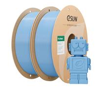 eSUN PLA Basic Filament 2KG Bundle, Speedy PLA, Light Grey+Light Grey