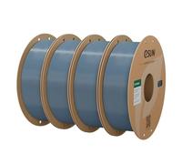 eSUN PLA Basic Filament 4KG Bundle, Speedy PLA 3D Printing Filament, Grey