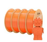 eSUN PLA Basic Filament 4KG Bundle, Speedy PLA 3D Printing Filament, Orange