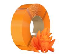 eSUN PLA Basic Refill Filament Orange 1.75mm 1KG 3D Printer Filament No Spool PLA Refilament Suitable for Bambu Lab and eSUN Reusable Spools