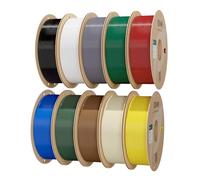 eSUN PL Filament 1.75mm, 10KG Enhanced Toughness PLA Plus | Black+ColdWhite+Grey+BoneWhite+FireEngineRed+Blue+Yellow+Brown+PineGreen+OliveGreen,Dimensional Accuracy +/- 0.03mm